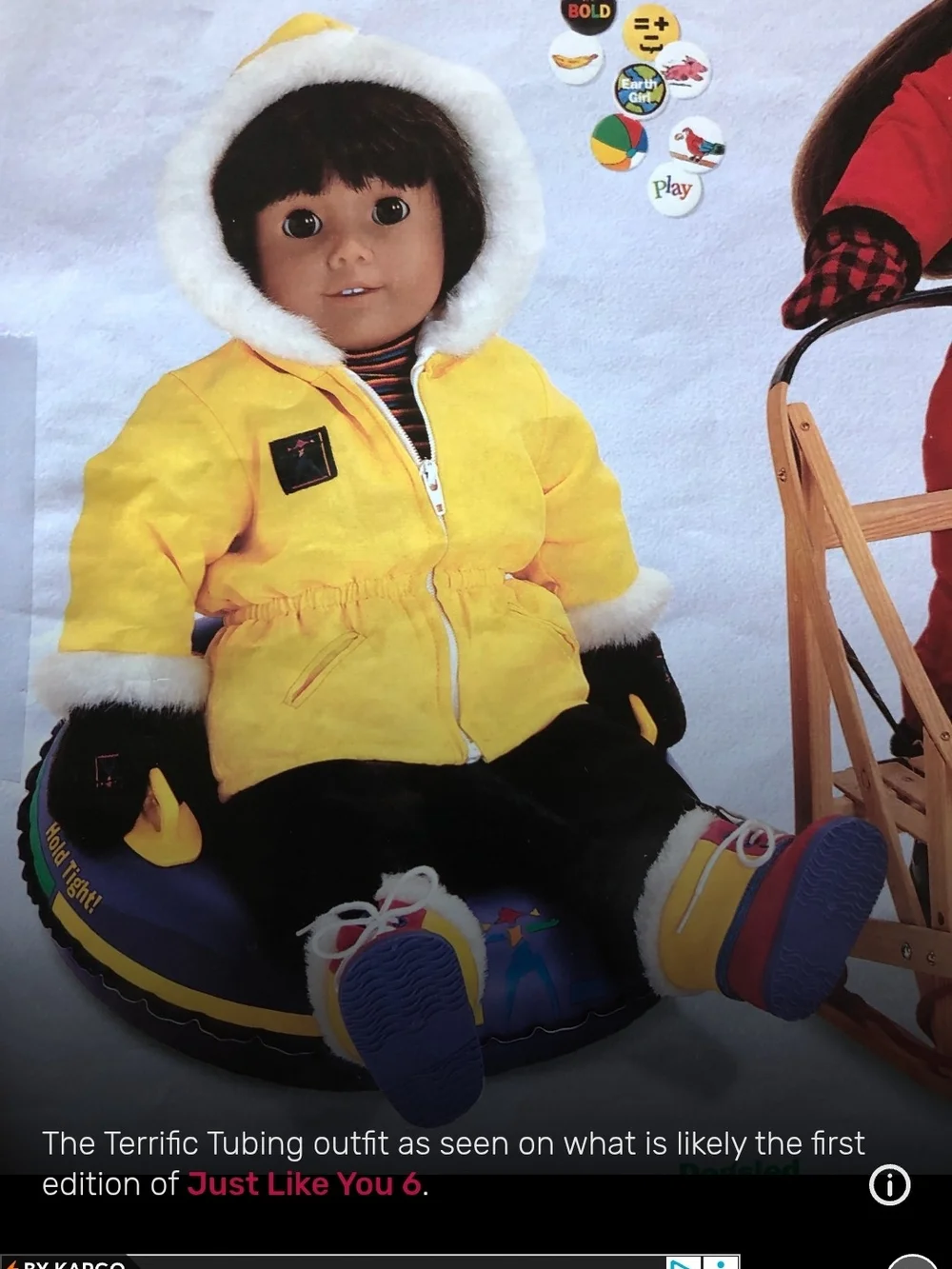 American Girl  - The Terrific Tubing Outfit